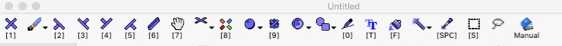 toolbar shortcuts